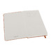 Записная книжка Moleskine Classic (в линейку) в твердой обложке, Large (13х21см), оранжевый коралл с логотипом