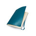 Записная книжка Moleskine Classic Soft (в линейку), Large (13х21см), бирюзовый с логотипом