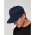 Бейсболка Snapback с прямым козырьком, темно-синяя с логотипом