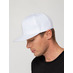 Бейсболка Snapback с прямым козырьком, белая с логотипом